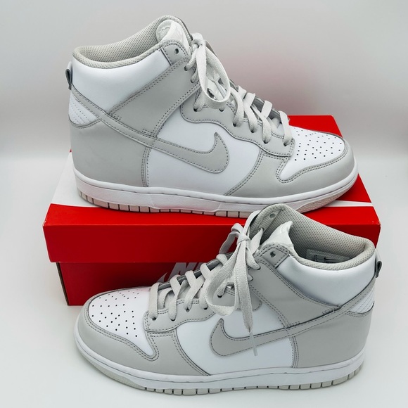 Nike Dunk High GS 'Vast Grey' Shoes Sz 7Y - Picture 2 of 11
